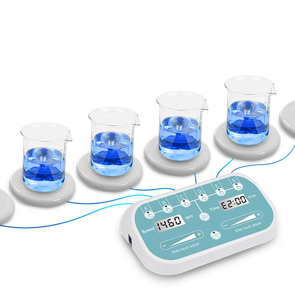 MS-6 Multi-point ultra-thin magnetic stirrer